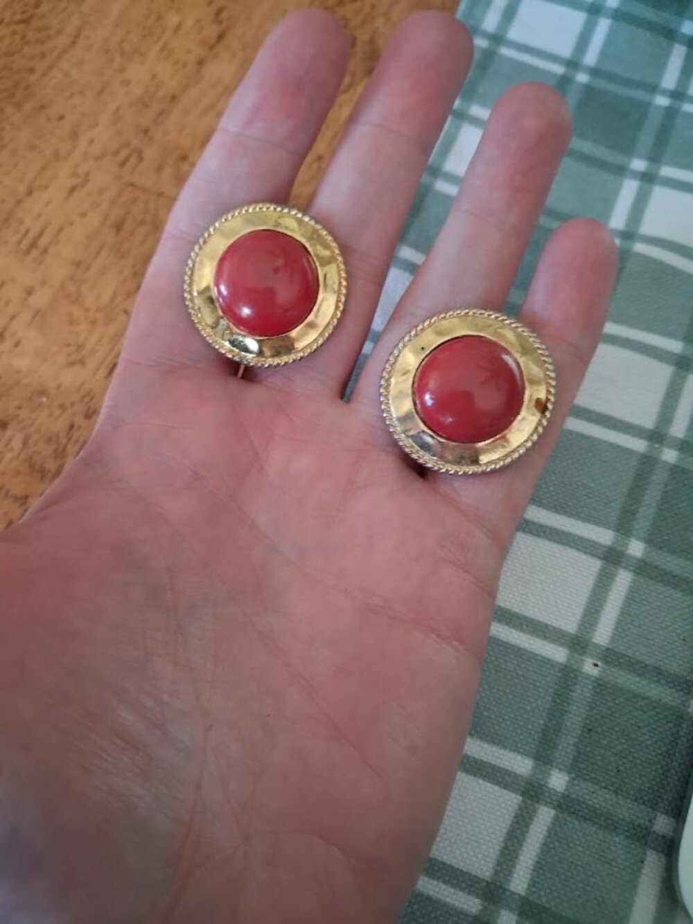 M. Jent clip on earrings
